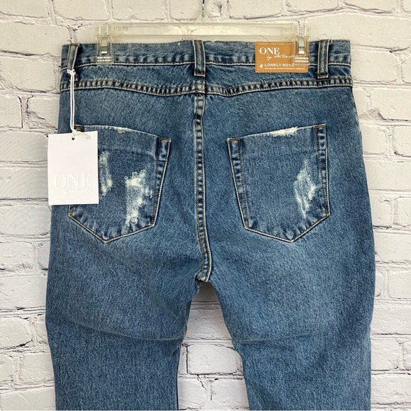 NWT One Teaspoon Lonely Boys Pacifica Destroyed Jeans Sz 28 - Picture 11 of 16